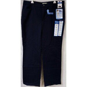 Riders Womens 14M Blue Comfort Stretch Instantly Slims You Khaki Chino Pants